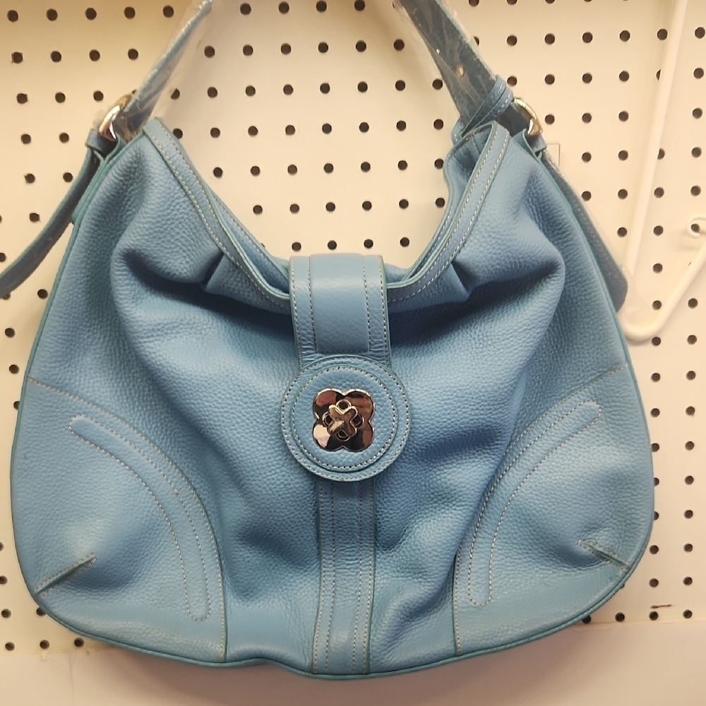 Maxximum Blue Leather Women's Bag Like New